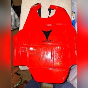 A Thunder vest by Pro Force. Padding for boxing, martial arts, or contact sport